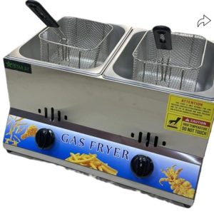 Double gas fryer